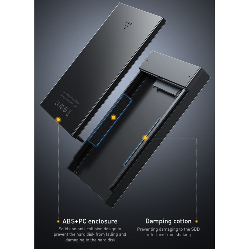 باکس هارد 2.5 اینچی HDD/SSD باسئوس CAYPH-A01