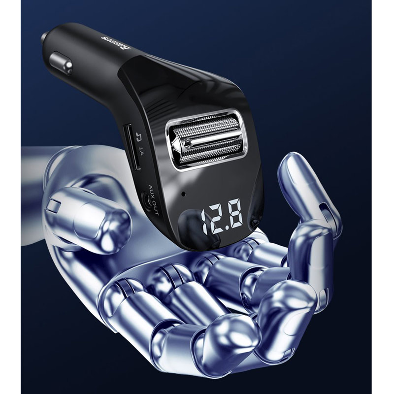 FM Player بلوتوثی + شارژر فندکی Baseus Streamer F40 CCF40