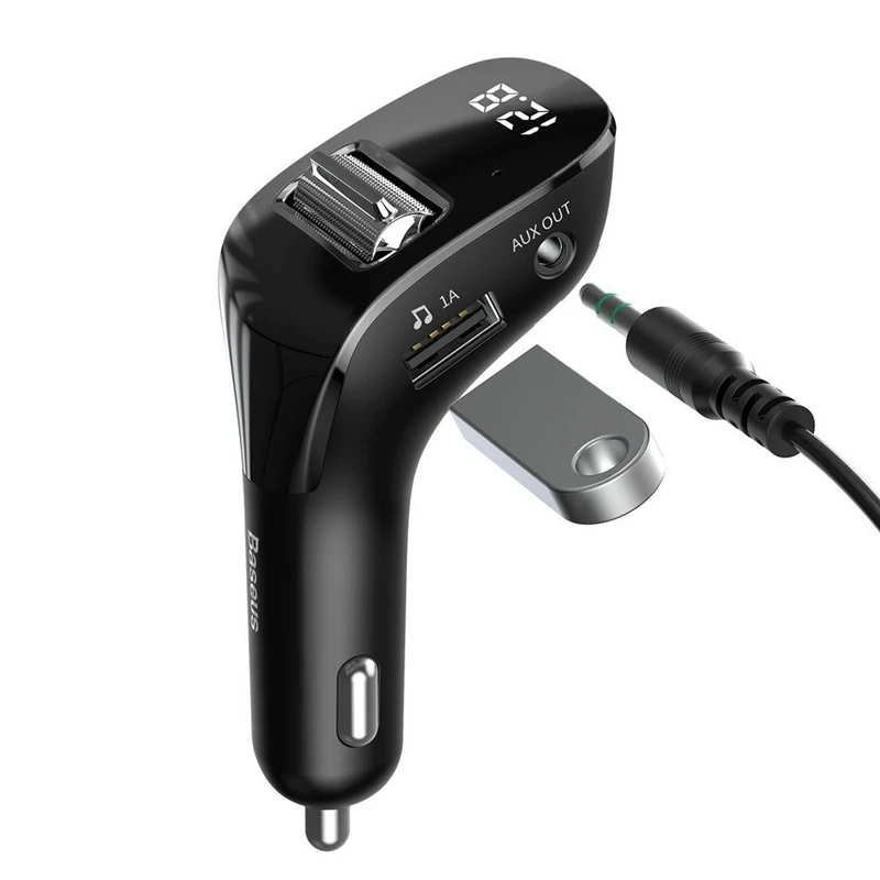 FM Player بلوتوثی + شارژر فندکی Baseus Streamer F40 CCF40