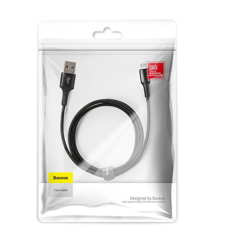 کابل آیفونی Baseus Halo CALGH-B01 2.4A 1m