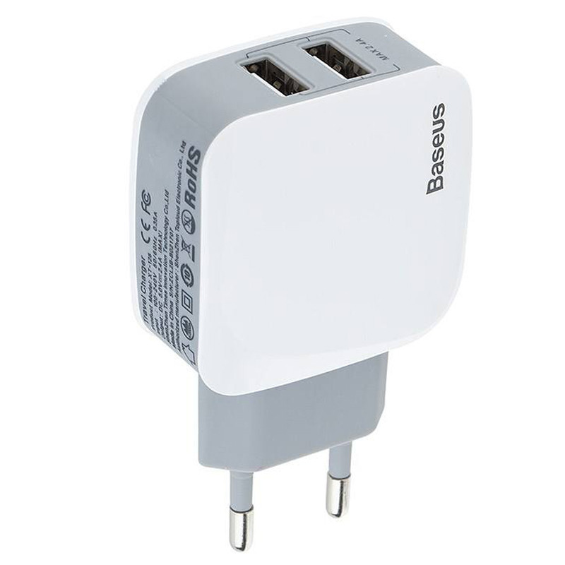 کلگی شارژ Baseus ZCL2B-B02 2.4A