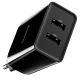 شارژر دیواری Baseus Speed Mini Dual U TZCCFS-R + کابل آیفونی