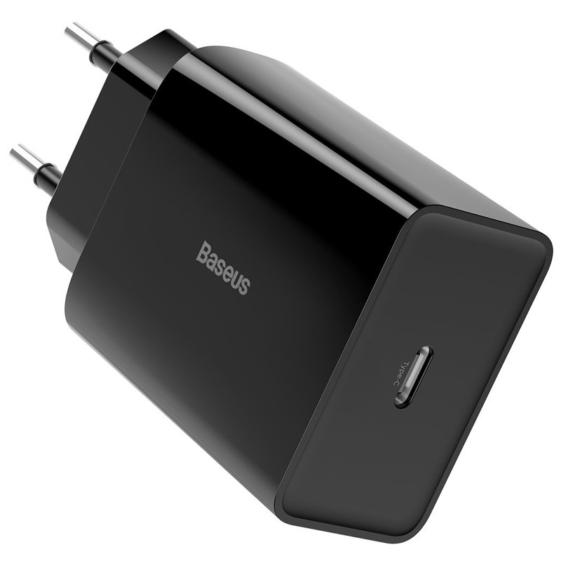 شارژر دیواری فست شارژ Baseus TZCCFS-F01 QC3 + کابل آیفون