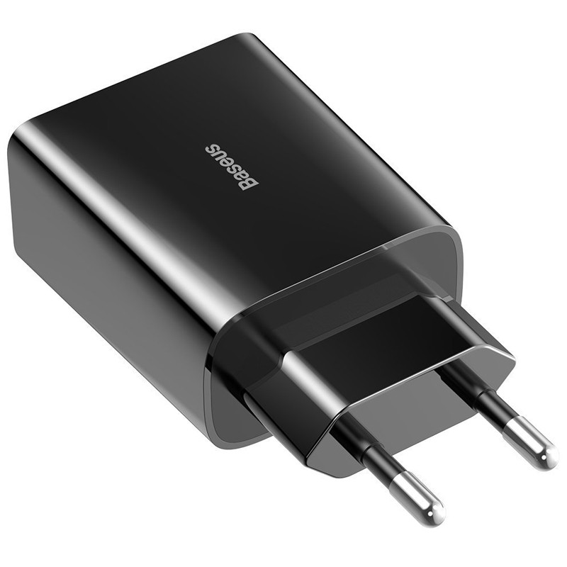 شارژر دیواری فست شارژ Baseus TZCCFS-F01 QC3 + کابل آیفون
