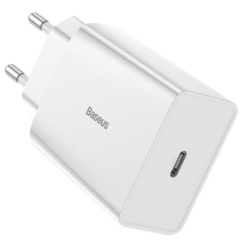 شارژر دیواری فست شارژ Baseus TZCCFS-F01 QC3 + کابل آیفون