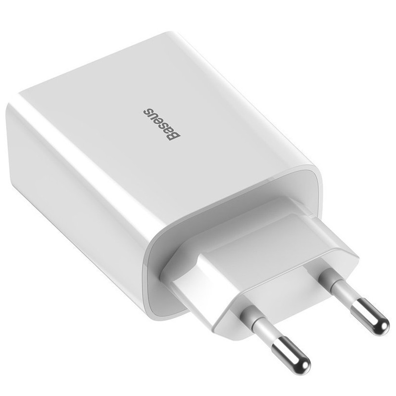 شارژر دیواری فست شارژ Baseus TZCCFS-F01 QC3 + کابل آیفون