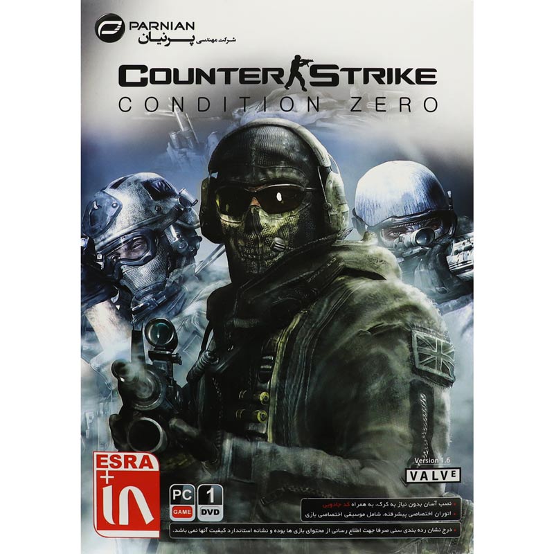 Counter-Strike Condition Zero Version 1.6 PC 1DVD پرنیان
