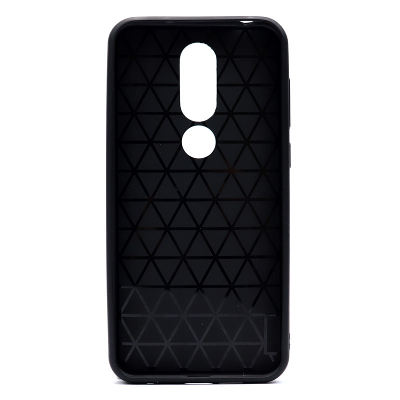 قاب چرمی طرح گوزن Nokia 6.1 Plus آبی