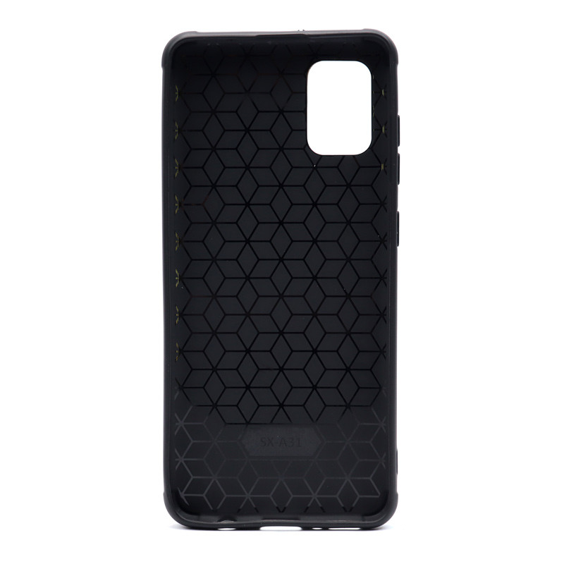 قاب چرمی طرح گوزن Samsung A31 آبی