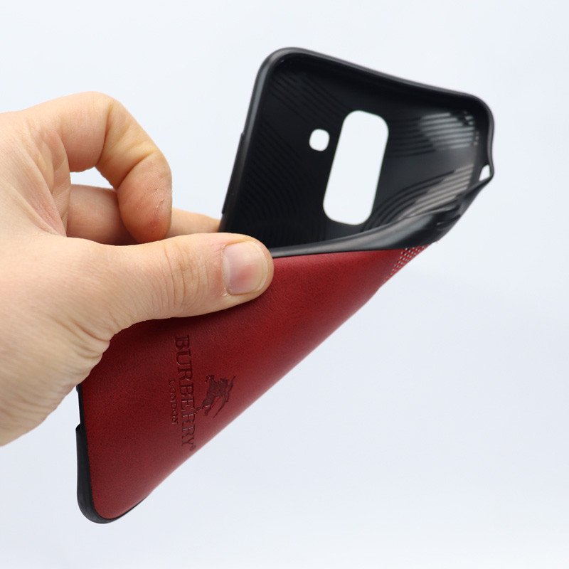 قاب چرمیBURBERRY سامسونگ A6 Plus