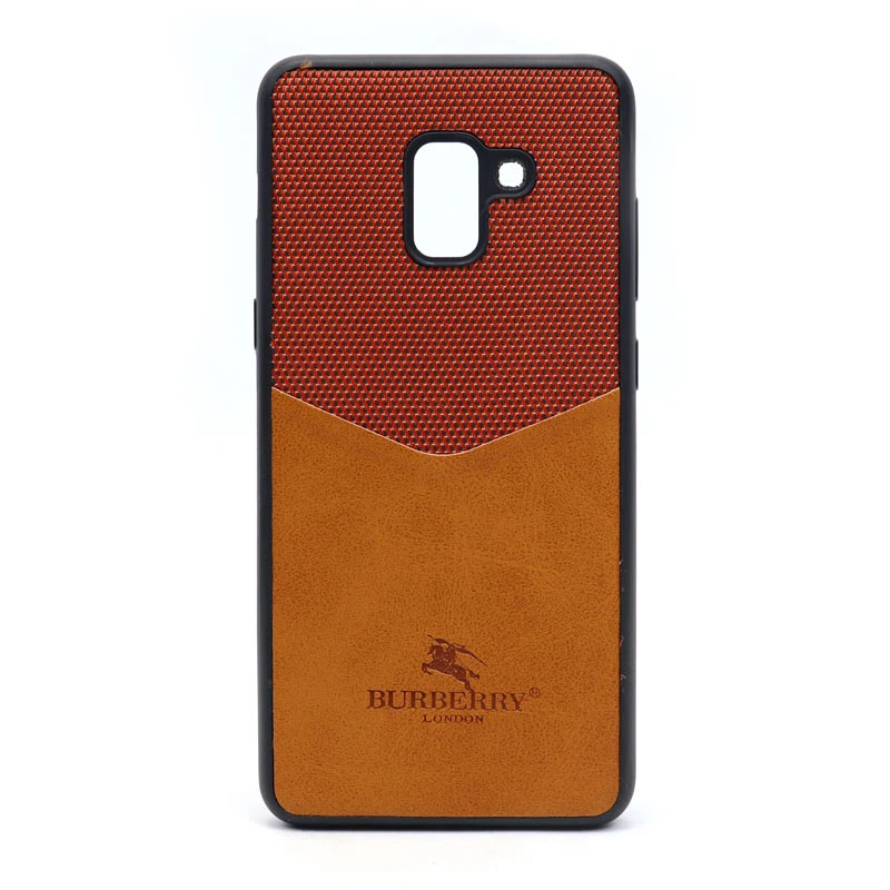قاب چرمیBURBERRY سامسونگ A8 Plus