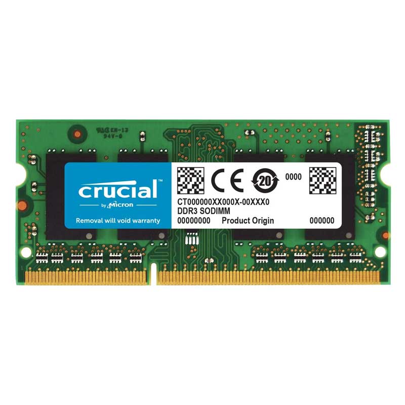 رم لپ تاپ کروشیال Crucial DDR3L 8GB 1600MHz
