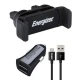 شارژر فندکی Energizer CKITB2CMC3 3.4A + هولدر + کابل میکرو یو اس بی