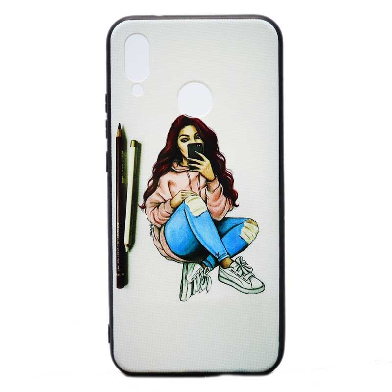 قاب فانتزی برجسته کد3 هواوی P20 Lite سری E
