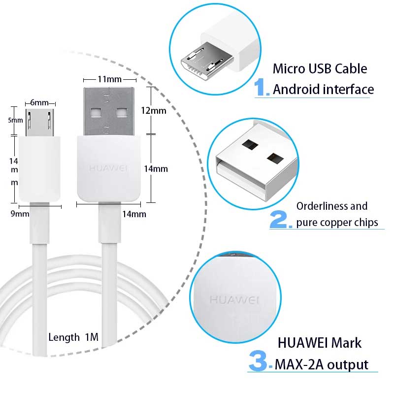 کابل اورجینال اندرویدی HUAWEI