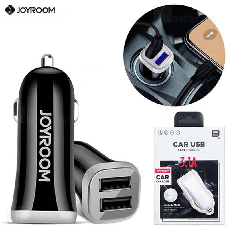 شارژر فندکی فست شارژ Joyroom C-M216 3.1A