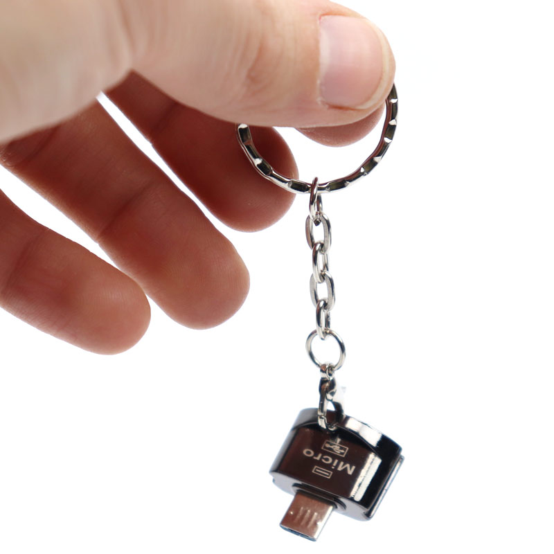 تبدیل Keychain OTG-JY-920 OTG MicroUSB آویز دار