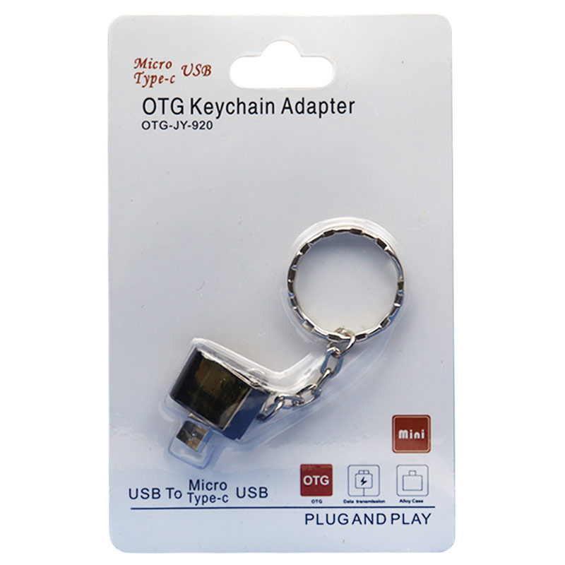 تبدیل Keychain OTG-JY-920 OTG MicroUSB آویز دار