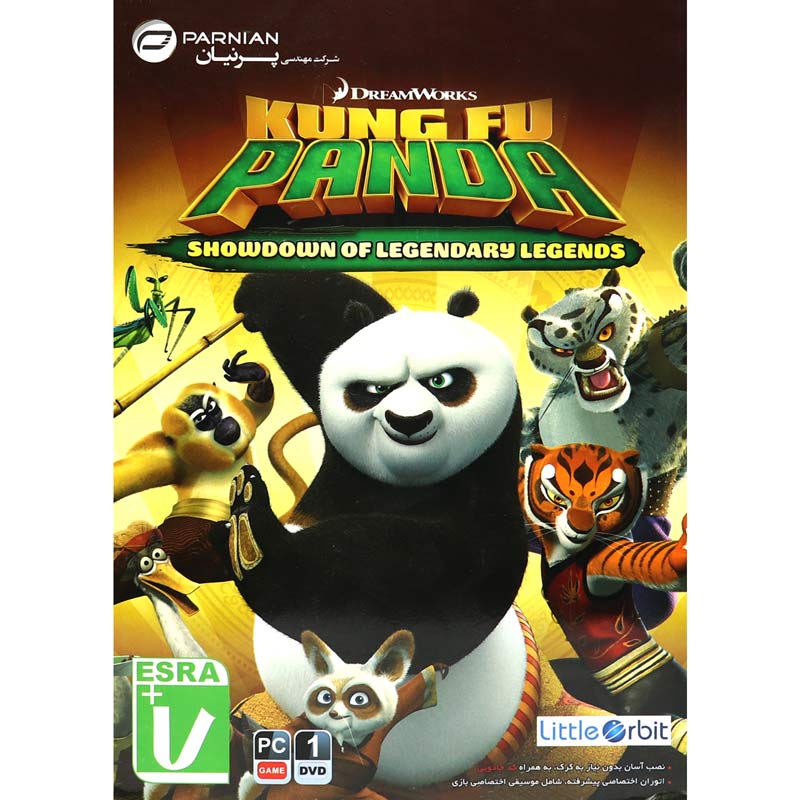بازی Kung Fu Panda Showdown of Legendary Legends 1DVD پرنیان مناسب برای PC