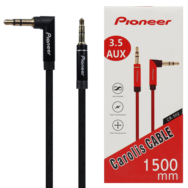 کابل فلزی Pioneer Carolis CR-502 AUX 1.5m یکسر L