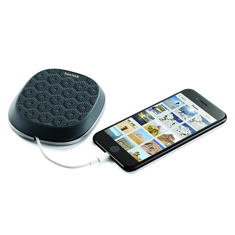 شارژر وایرلس آیفون SanDisk iXpand Base 64GB با قابلیت بکاپ