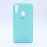 قاب ژله ای سیلیکونی Samsung A11 سبزآبی