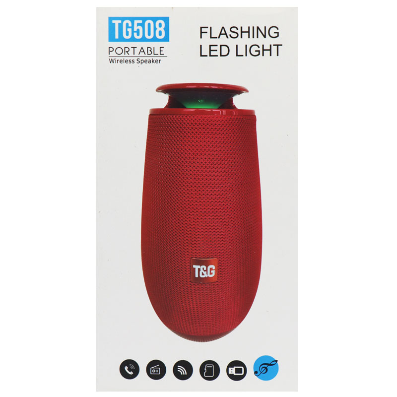 اسپیکر بلوتوثی رم و فلش خور T&G TG508
