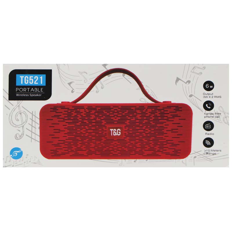 اسپیکر بلوتوثی رم و فلش خور T&G TG521