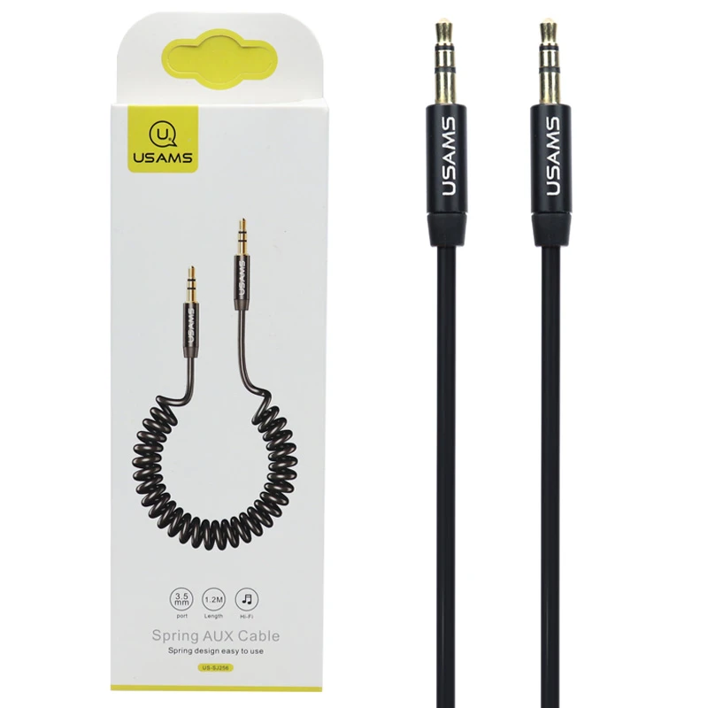 کابل AUX یوسامز US-SJ256 طول 1.2 متر