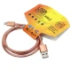 کابل آیفونی فست شارژ USB Data Cable 3.1A 1m تمام فلزی