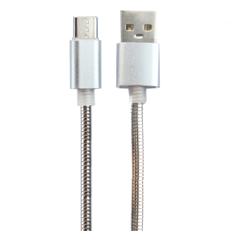 کابل فست شارژ USB Data Cable Type-C 3.1A 1m تمام فلزی