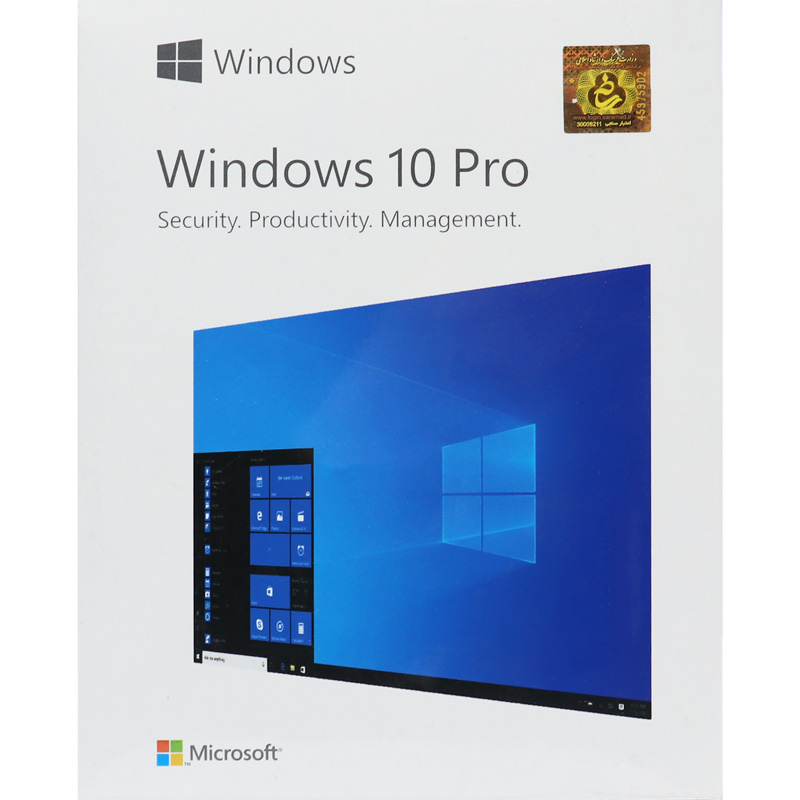 ویندوز اورجینال Windows 10 Pro پشتیبانی آلفا سافت