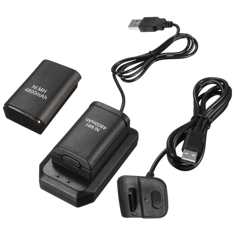 باتری و شارژر دسته بازی 5 کاره Xbox 360 Charge And Play LJL-360