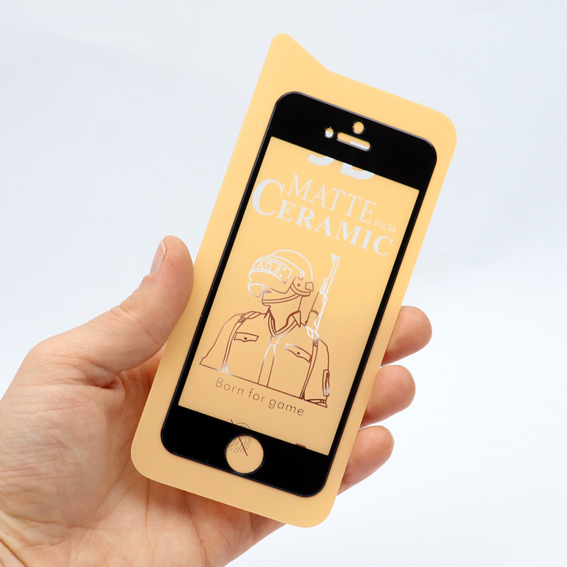 گلس سرامیکی مات iPhone 5/5s مشکی