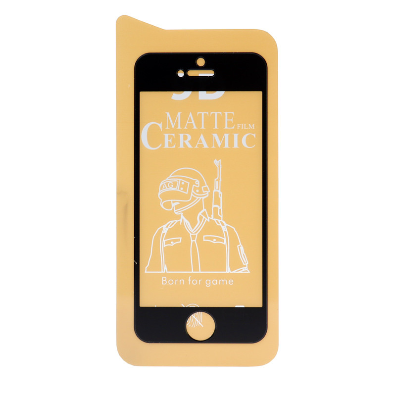گلس سرامیکی مات iPhone 5/5s مشکی