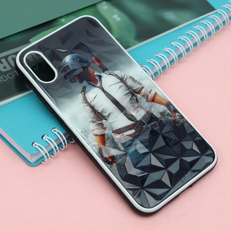 قاب طرحدار دیاموند کد7 آیفون iPhone X/XS سری B