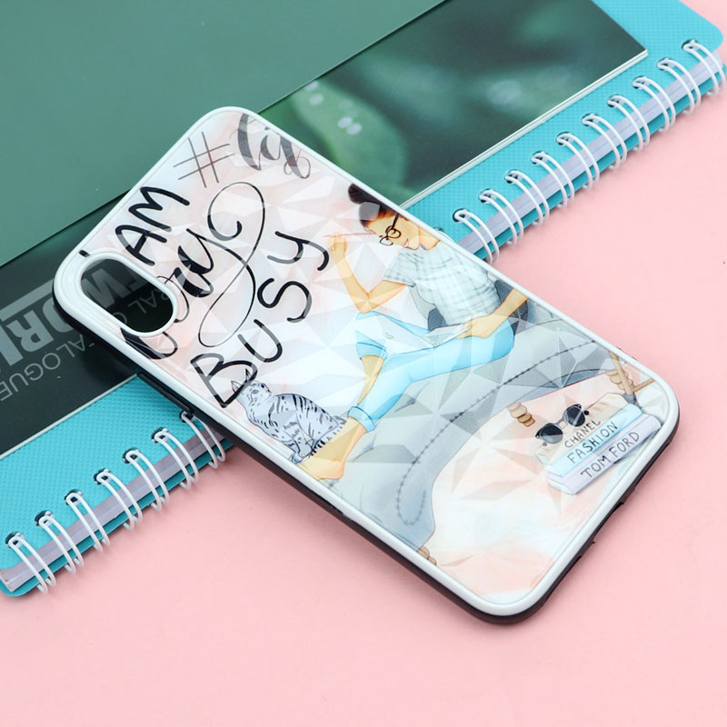 قاب طرحدار دیاموند کد2 آیفون iPhone X/XS سری B