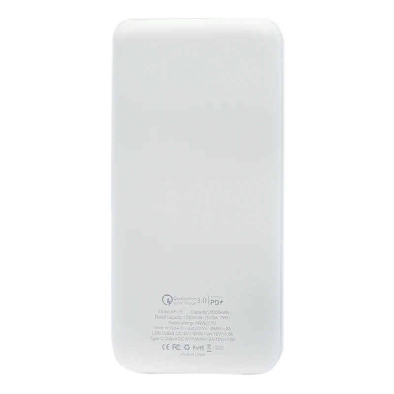 پاور بانک فست شارژ 20000 آپاما Apama AP-15 QC3