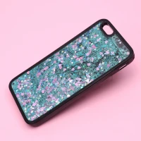 قاب آکواریومی پشت مشکی iPhone 6 Plus / 6s Plus سبزآبی