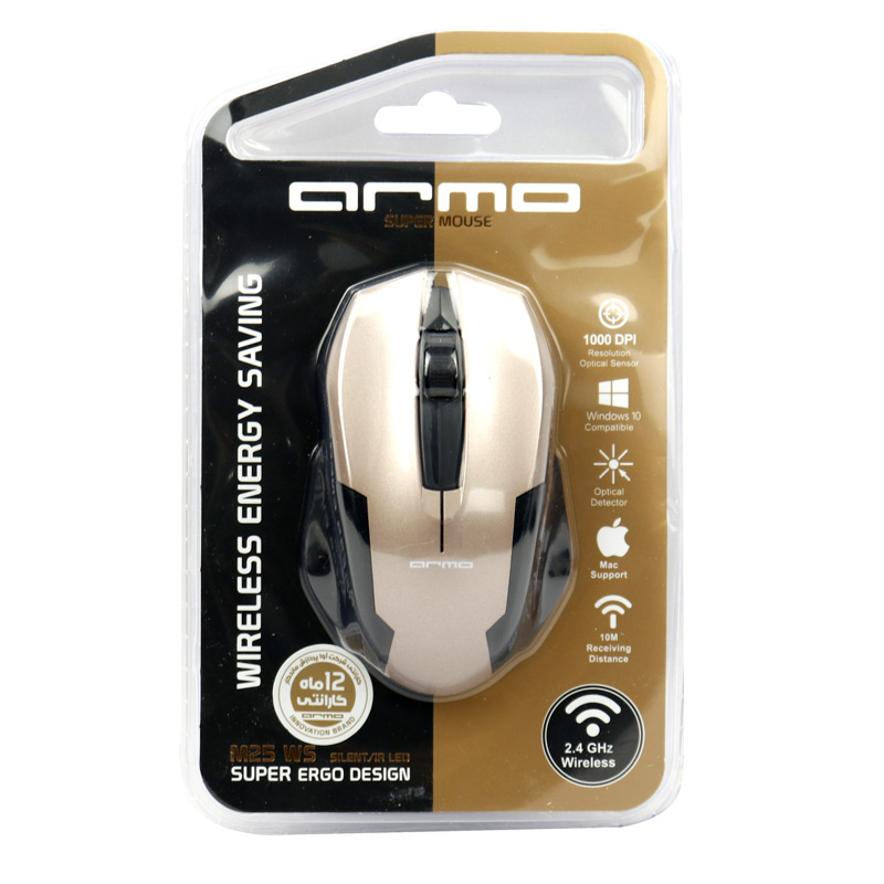 موس بی سیم Armo M25WS Silnet