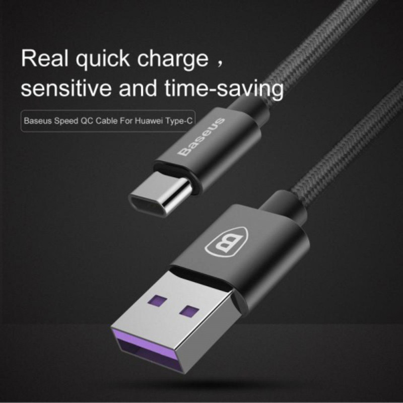 کابل فست شارژ Baseus CATKC-01 QC3 Type-C 5A 1m