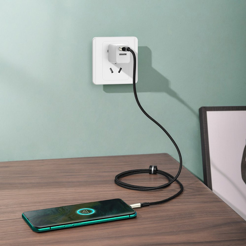 کابل فست شارژ Baseus CATKLF-VB VOOC 5A 2m Type-C