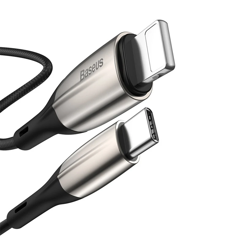 کابل تبدیل فست شارژ Baseus CATLSP-B QC3 Type-C to Lightning 2m