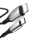 کابل تبدیل فست شارژ Baseus CATLSP-B QC3 Type-C to Lightning 2m