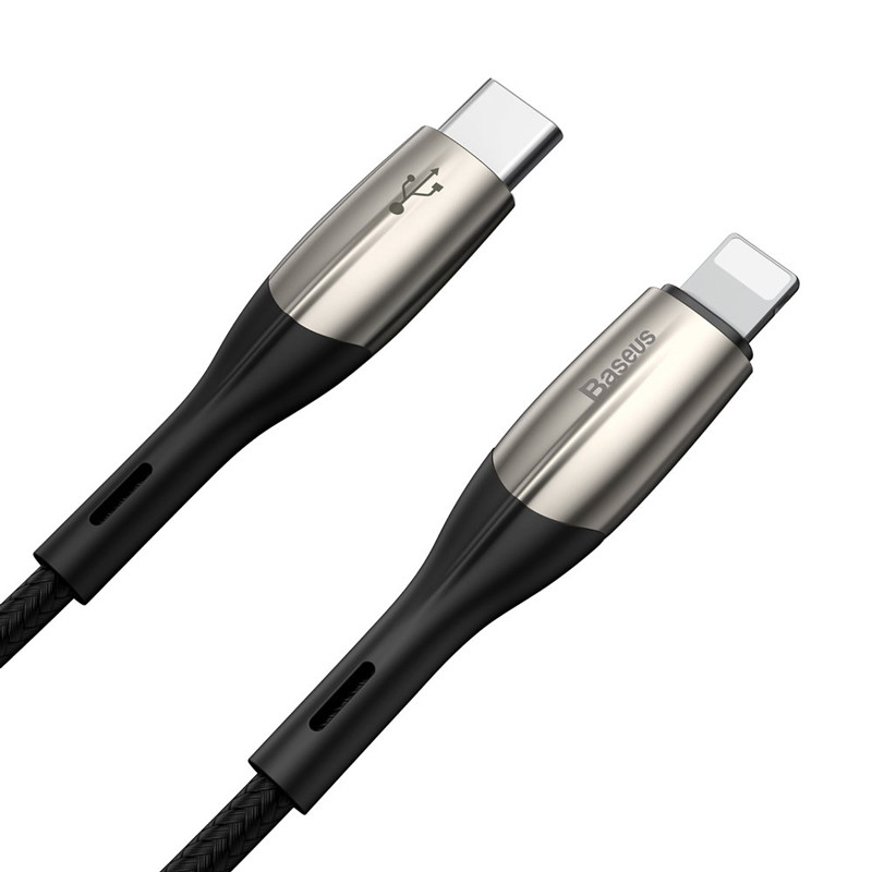کابل تبدیل فست شارژ Baseus CATLSP-B QC3 Type-C to Lightning 2m