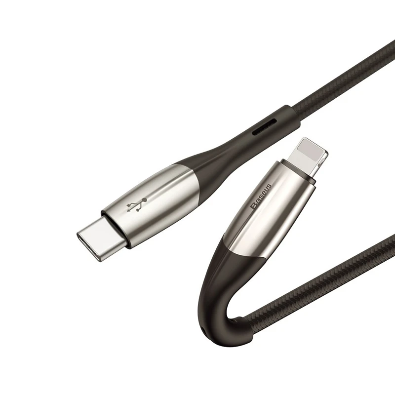 کابل تبدیل فست شارژ Baseus CATLSP-B QC3 Type-C to Lightning 2m