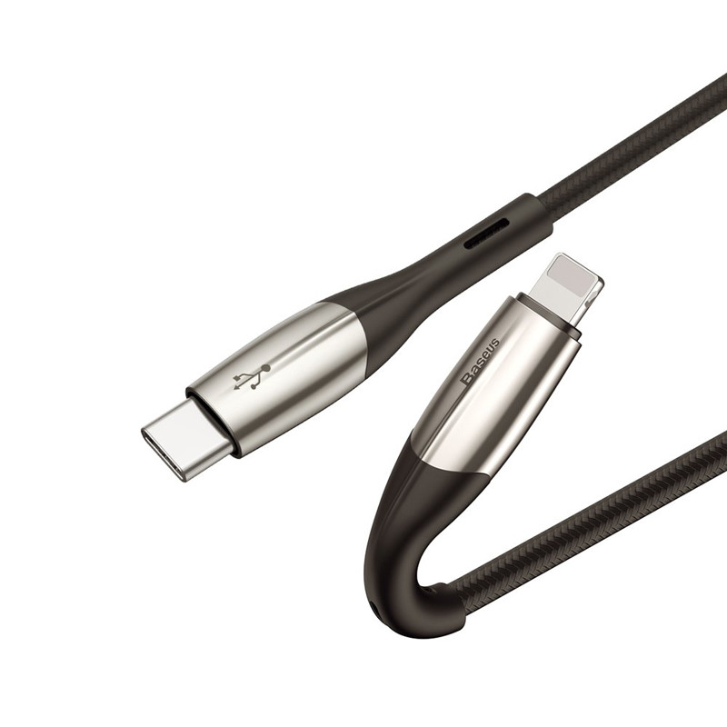 کابل تبدیل فست شارژ Baseus CATLSP-B QC3 Type-C to Lightning 2m