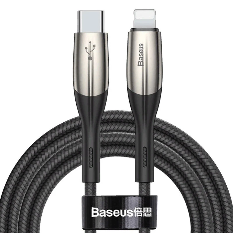 کابل تبدیل فست شارژ Baseus CATLSP-B QC3 Type-C to Lightning 2m