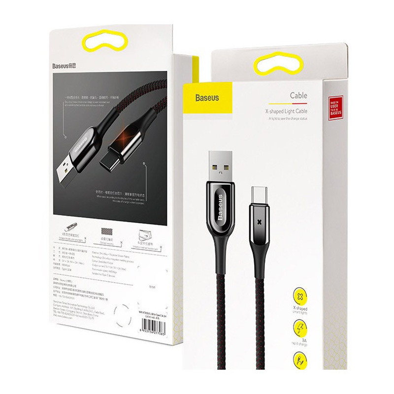 کابل تایپ سی فست شارژ Baseus CATXD-A01 3A QC3 1m