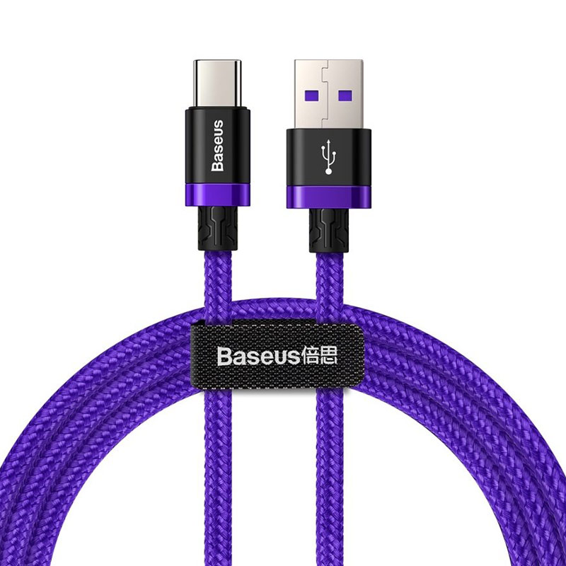 کابل فست شارژ Baseus CATZH-AV1 QC3 Type-C 5A 1m